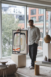 ÉMOTION, Oeuvre sur toile étirée