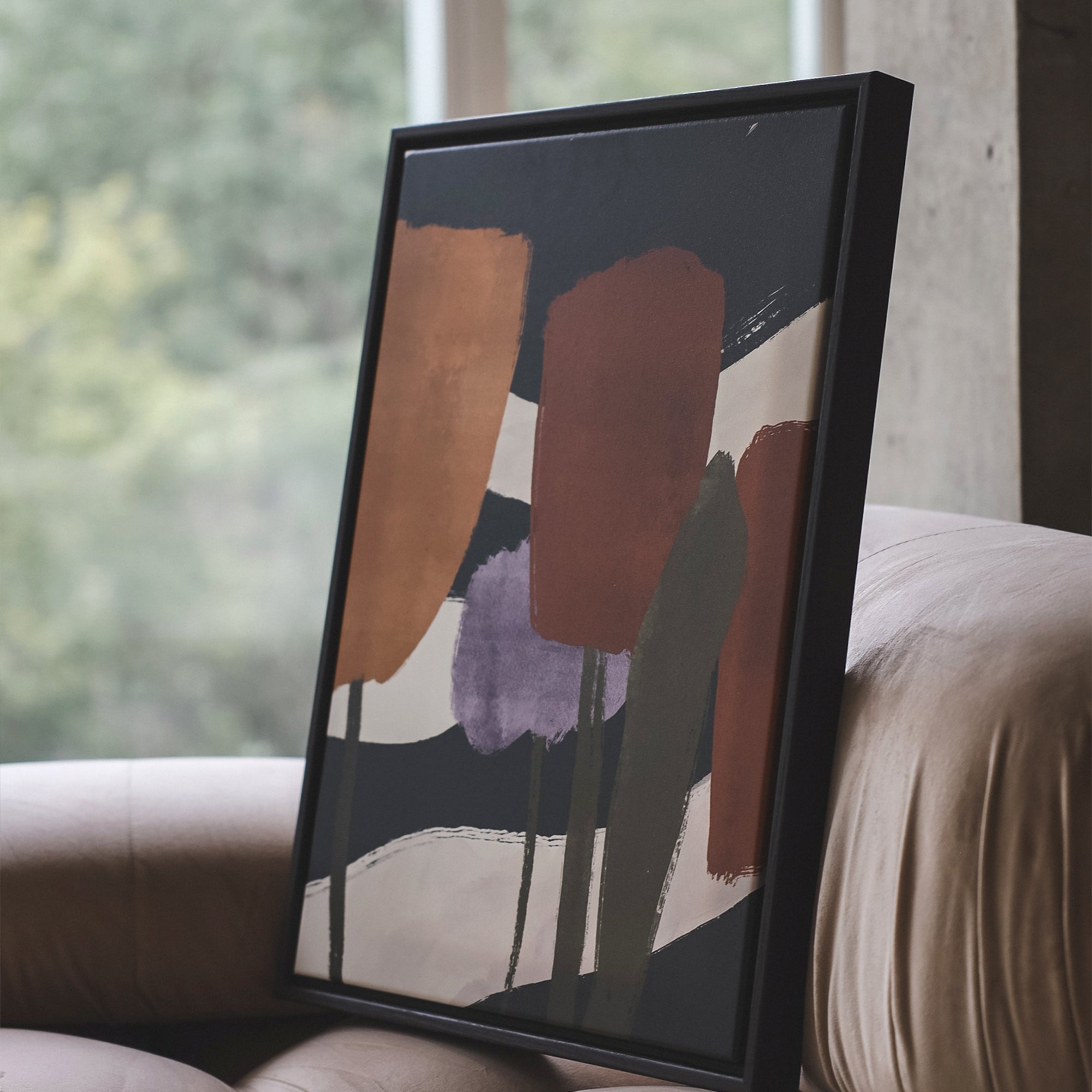 Oeuvre sur toile étirée — Floraisons